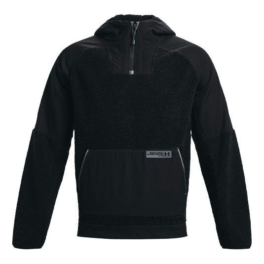 Under Armour Mission Boucle Anorak Hoodie 'Black' 1366094-001-KICKS CREW