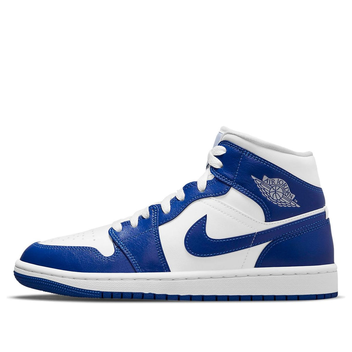 (WMNS) Air Jordan 1 Mid 'Kentucky Blue' BQ6472-104 - KICKS CREW