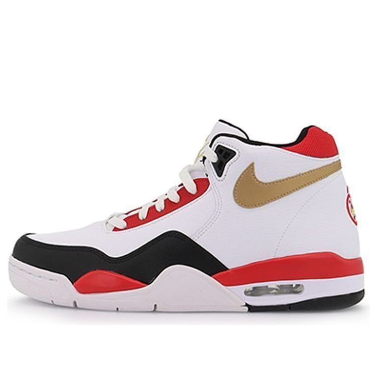 Nike Flight Legacy Shoes White/Golden/Red DD8493-169