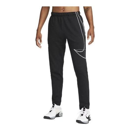 Nike Dri-FIT Fleece Tapered Running Pants 'Black' DQ6614-010 - KICKS CREW