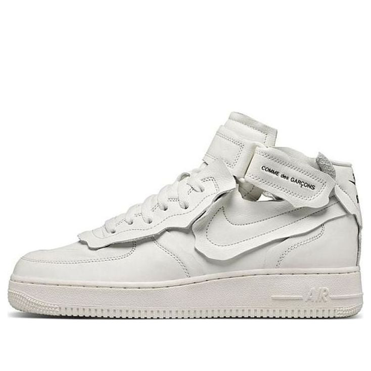 Nike Comme des Garons x Air Force 1 Mid 'Triple White' DC3601-100