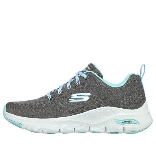 (WMNS) Skechers Arch Fit Sports Shoes Gray/Blue 149414-CCTQ - KICKS CREW