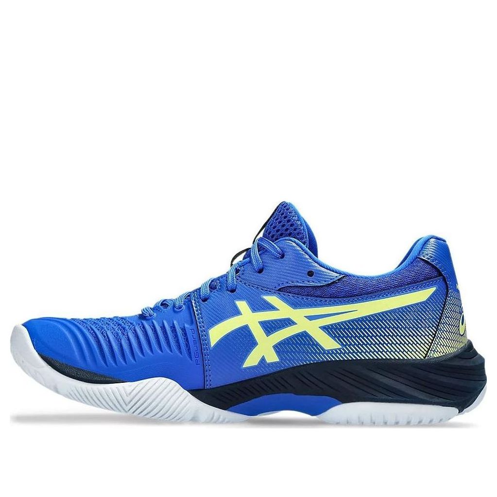 ASICS Netburner Ballistic FF 3 'Illusion Blue Glow Yellow' 1053A055-40 ...