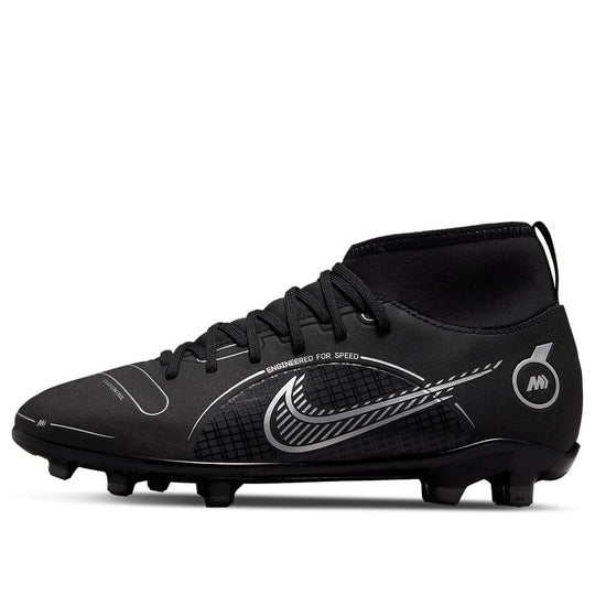 (GS) Nike Mercurial Superfly 8 Club MG 'Black Metallic Silver' DJ2894-007