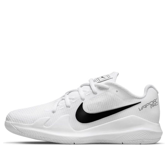 (GS) Nike Court Vapor Pro 'White Black' CV0863-124 - KICKS CREW