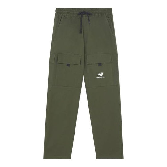 New Balance Casual Cargo Pants 'Olive Green' AMP13396-ECL