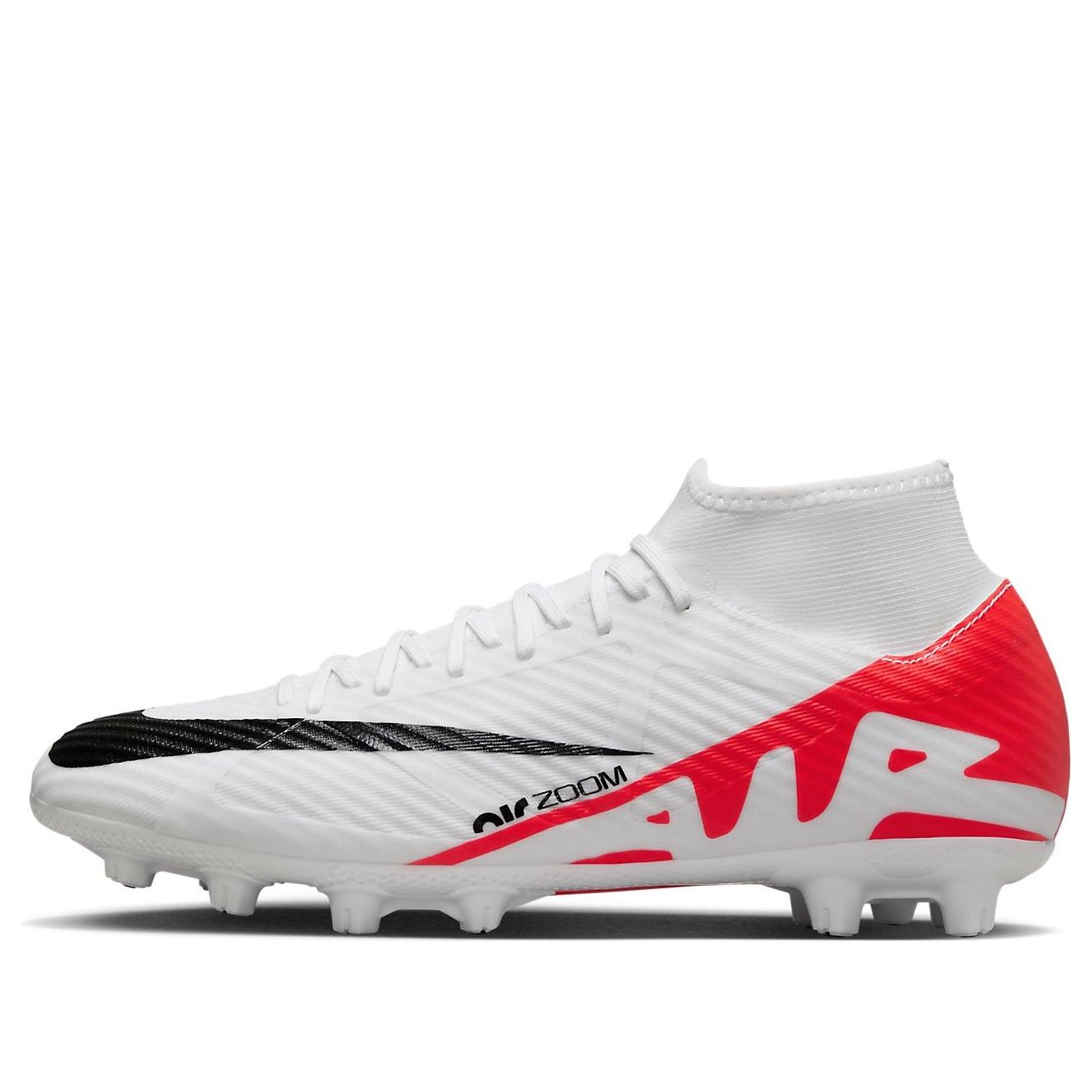 NIKE Zoom Mercurial Super Fly 9 Academy 'White Red' DJ5626-600