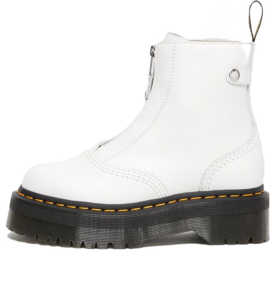 (WMNS) Dr. Martens Jetta Platform Boots 'White' 27656100-KICKS CREW