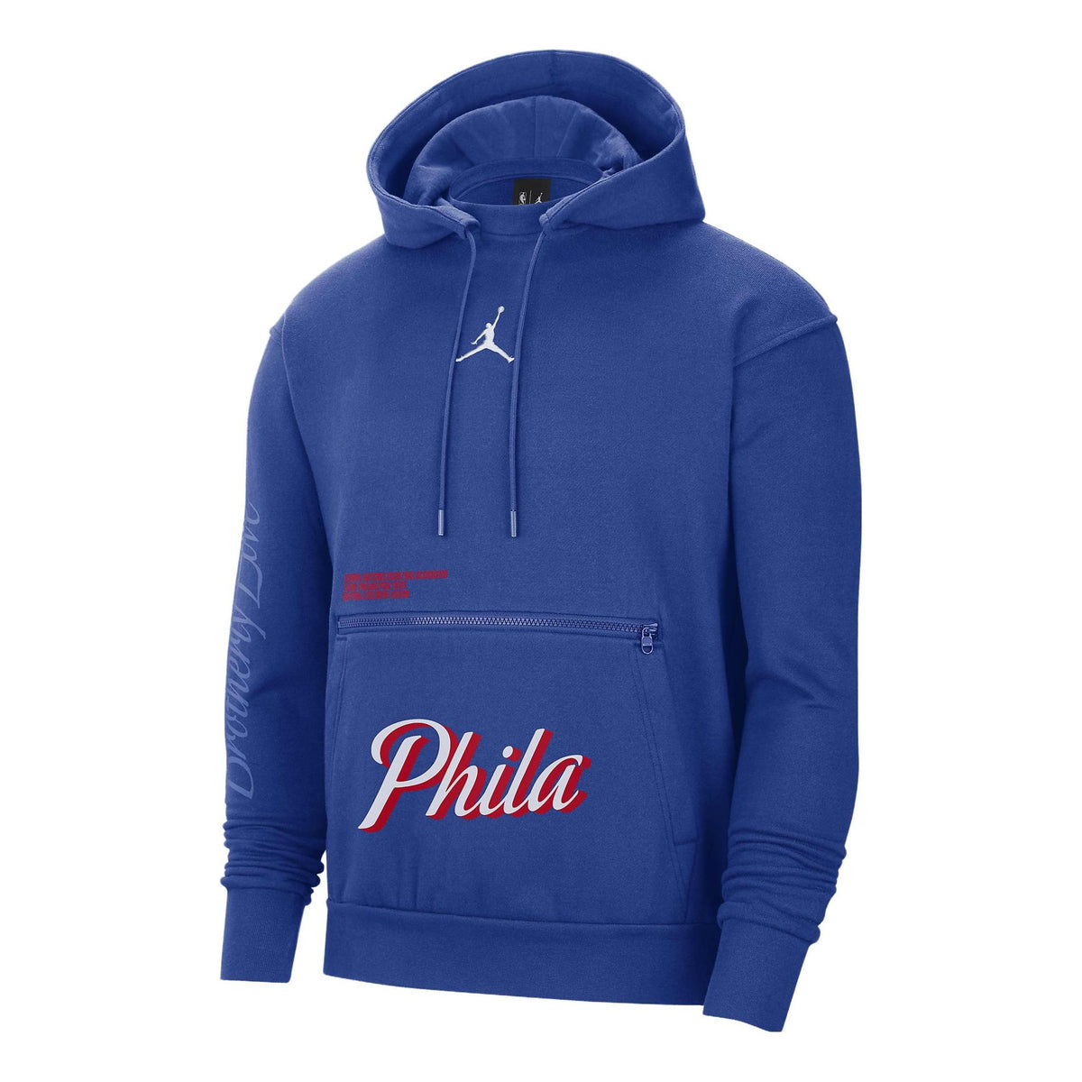 Air Jordan Philadelphia 76ers Courtside Statement Edition Logo Hoodie ...