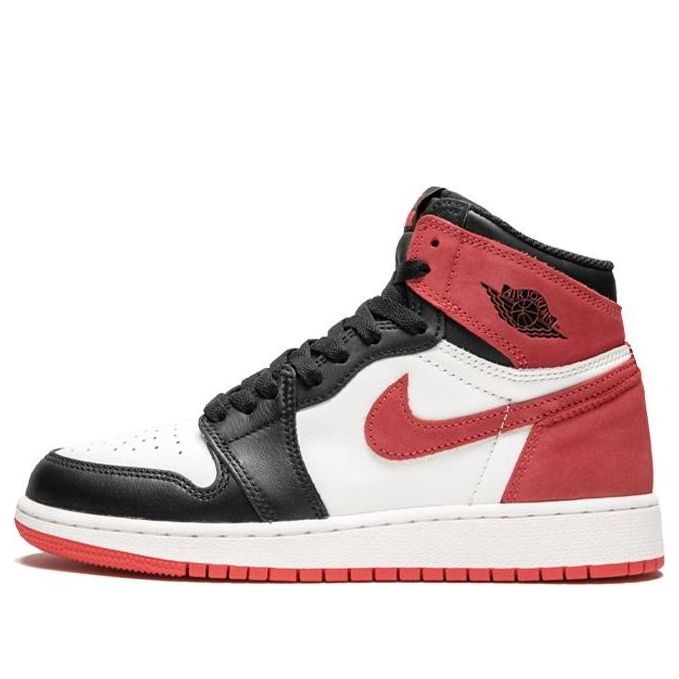 (GS) Air Jordan 1 Retro High OG 'Track Red' 575441-112-KICKS CREW