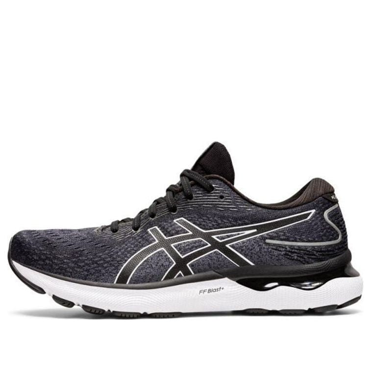 ASICS Gel Nimbus 24 2E Wide 'Black White' 1011B361-001 - KICKS CREW