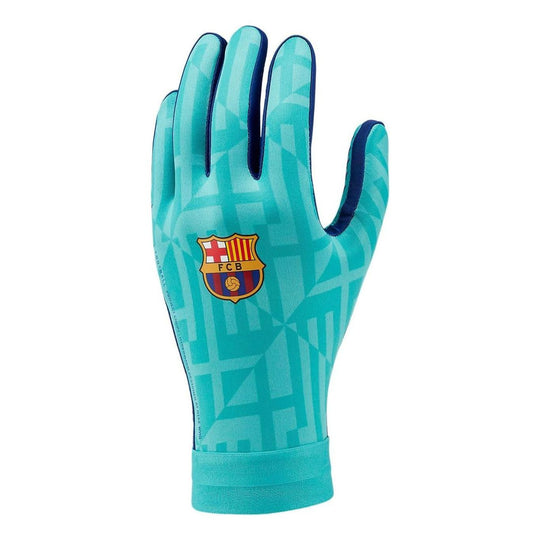 Nike FC Barcelona HyperWarm Academy Soccer Gloves 'Teal' GS3893-309