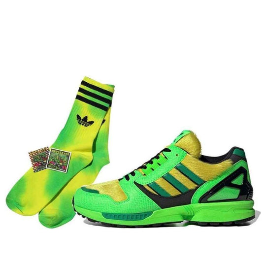 adidas ZX 8000 Atmos Shoes 'Solar Green Core Black ' FX8593-NOVELTY