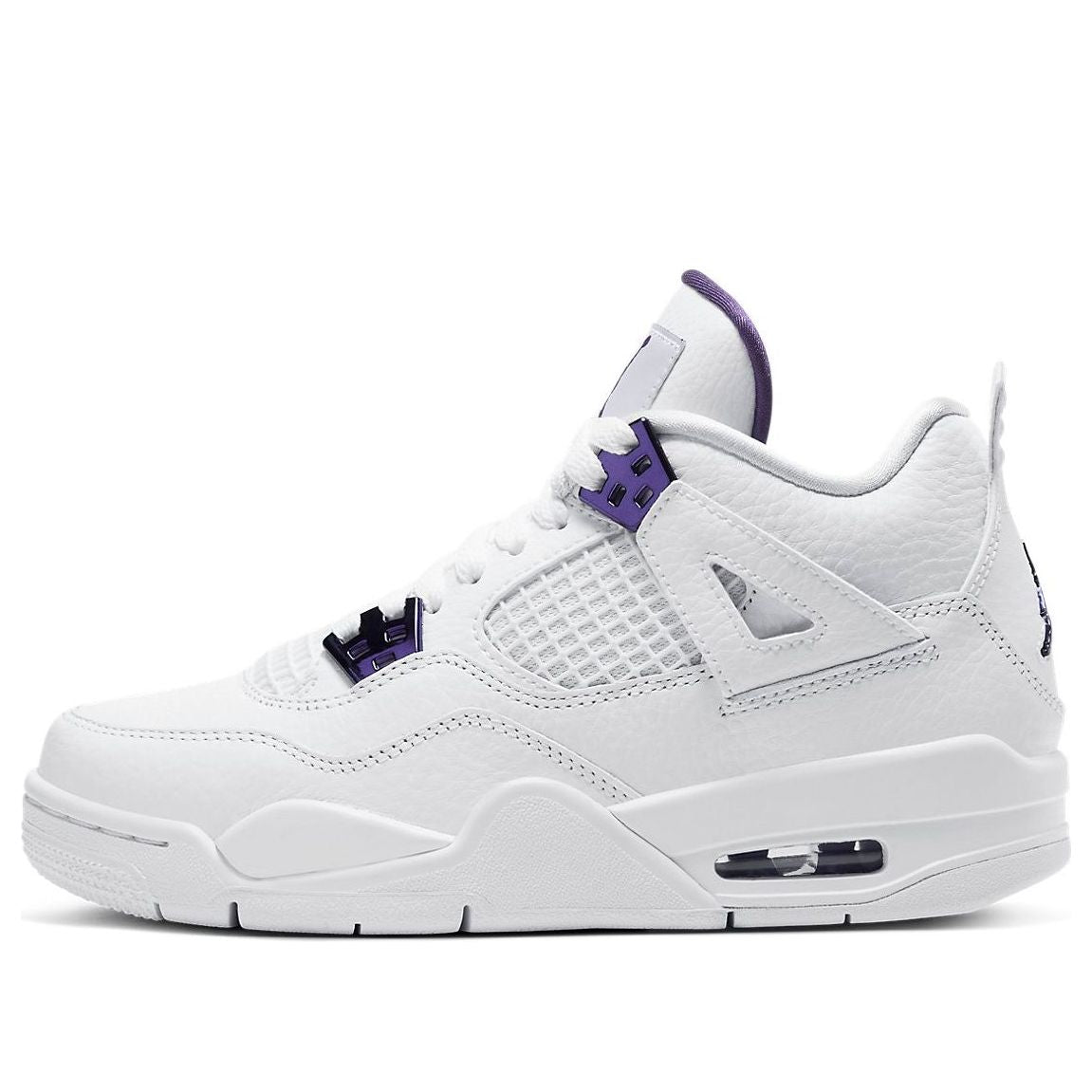 (GS) Air Jordan 4 Retro 'Purple Metallic' 408452-115-KICKS CREW