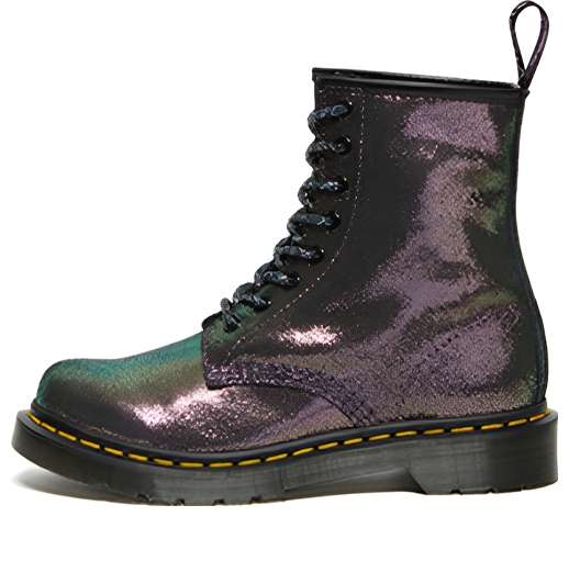 (WMNS) Dr.Martens 1460 Disco Iridescent Suede Lace Up Boots 'Purple' 2 ...