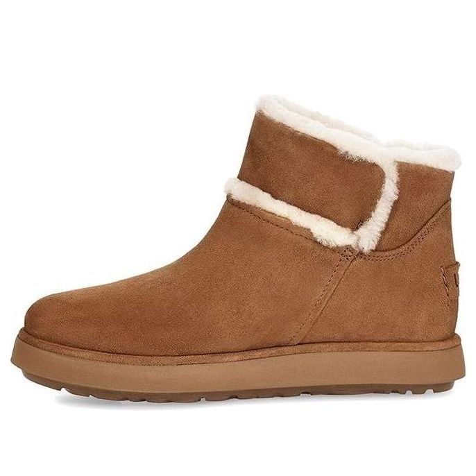 WMNS) UGG Classic Mini Spill Seam Blvd Snow Boots Brown 1108145-BUN - KICKS  CREW