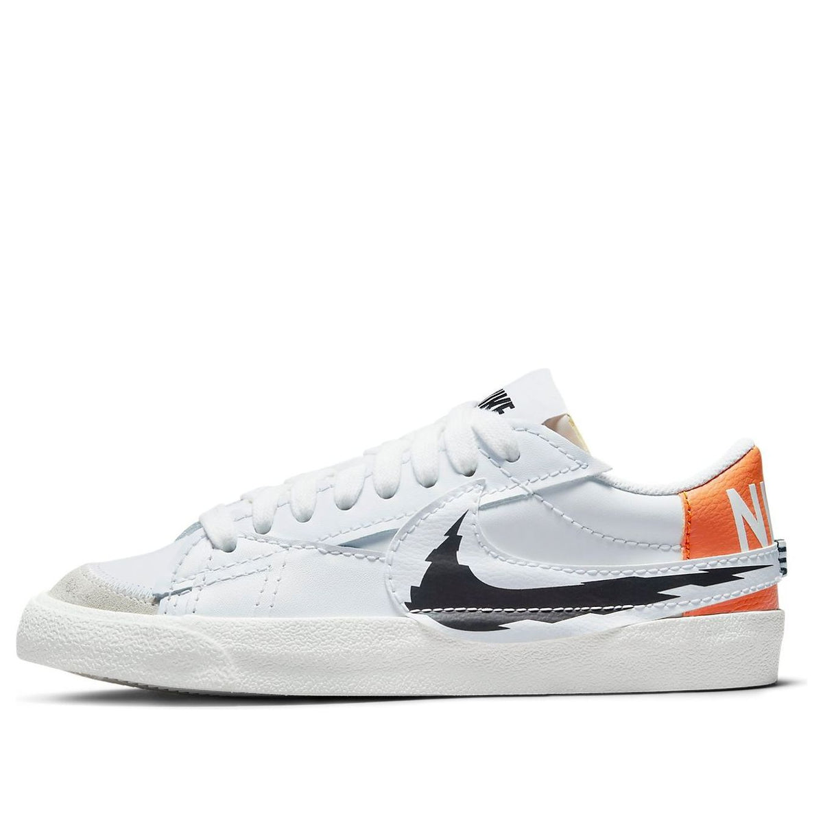 Nike Blazer Low '77 Jumbo 'Glitch Swoosh' DV6484-100-KICKS CREW