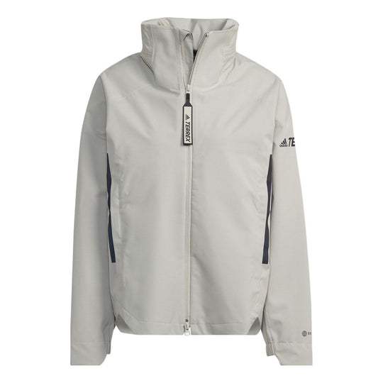 (WMNS) Adidas Terrex CT Myshelter RAIN.RDY Jackets 'Beige' HG6024 ...