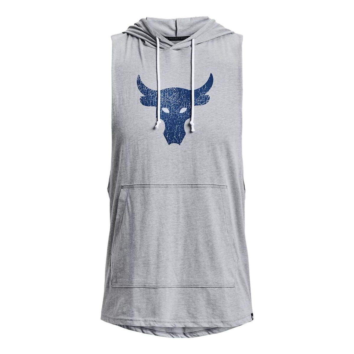 Under Armour Project Rock BSR Bull Sleeveless Hoodie 'Grey Blue' 13769