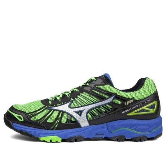 Mizuno Wave Mujin 3 GTX Low Tops Wear-resistant Green Blue J1GJ165703