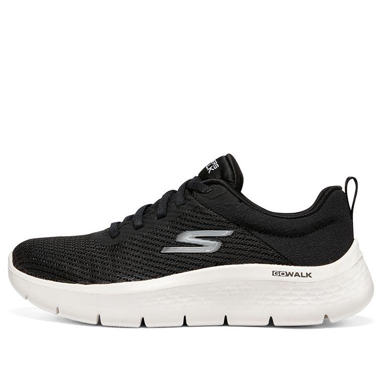 (WMNS) Skechers Go Walk Flex 'Alani - Black White' 124952-BKW - KICKS CREW