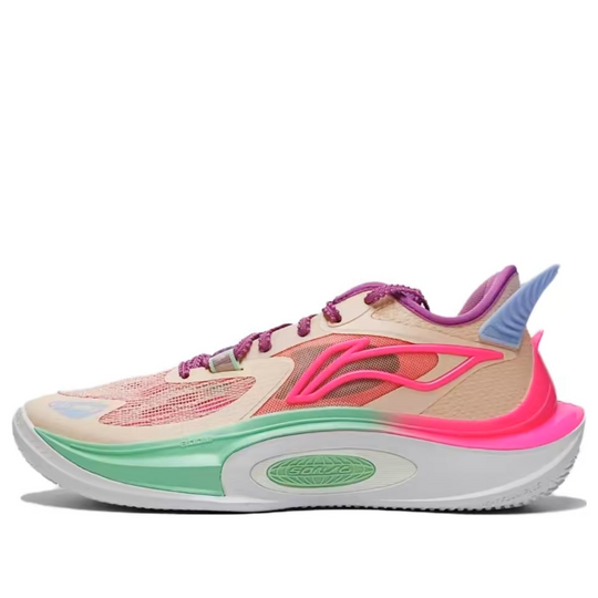 Li-Ning Sonic 11 V2 'Beige Neon Pink Mint' ABAT045-5 - KICKS CREW