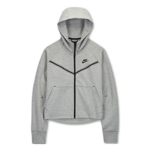 (WMNS) Nike Sportswear Tech Fleece Windrunner 'Grey' CW4299-063-KICKS CREW