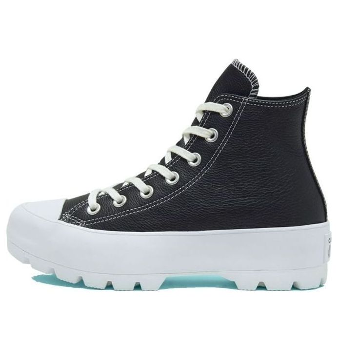 (WMNS) Converse Chuck Taylor All Star Lugged Leather High 'Black White ...