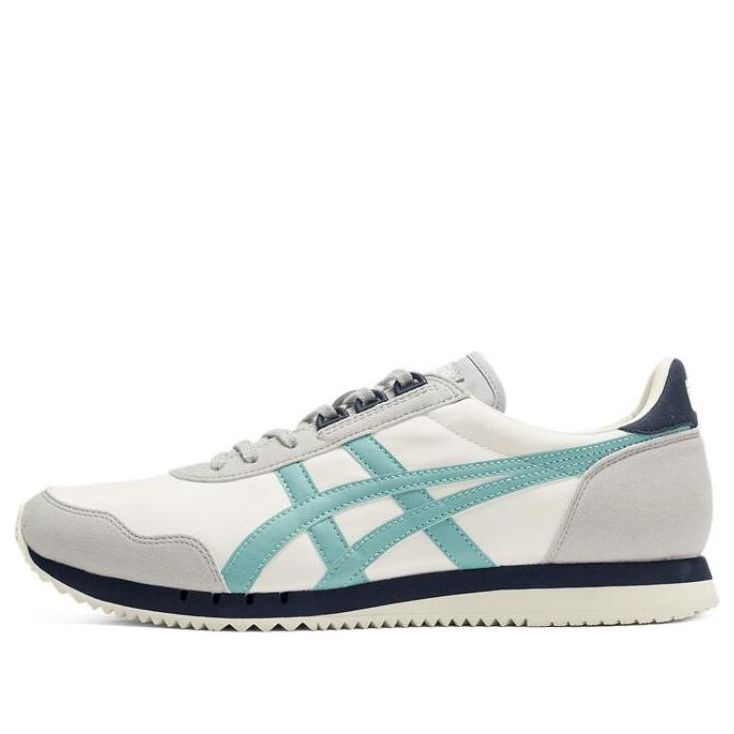 Onitsuka Tiger Dualio Marathon Running Shoes 'Cream White Grey Aqua'  1183B545-203