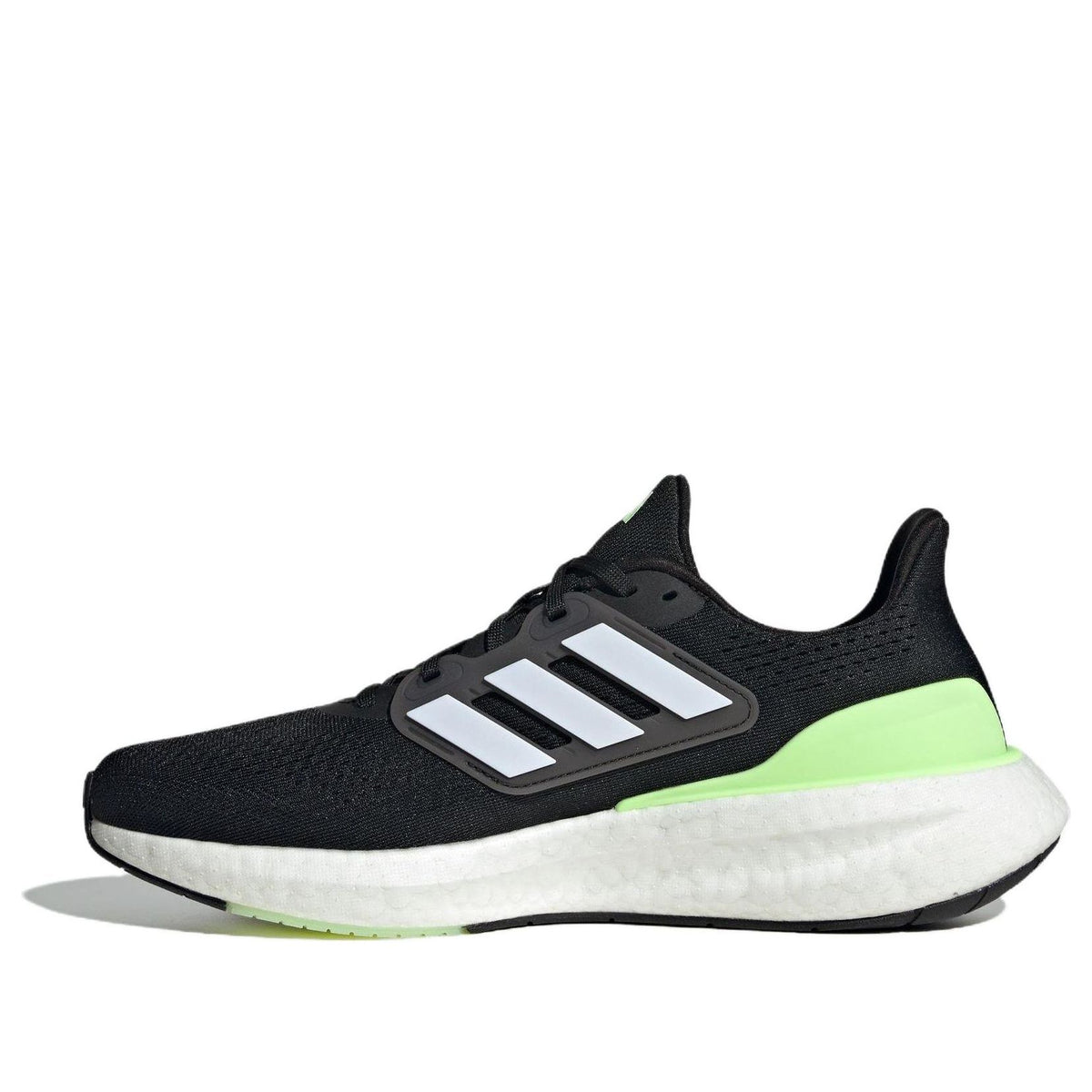 adidas PureBoost 23 Wide 'Black Green Spark' IF9657 - KICKS CREW