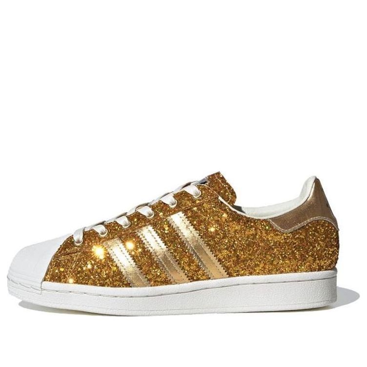 (WMNS) adidas Superstar 'Sparkling Gold' FW8168-KICKS CREW