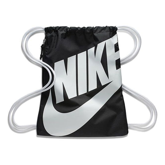 Nike Heritage Gym Sack Drawstring backpack 'Black White' CK0969-011 ...