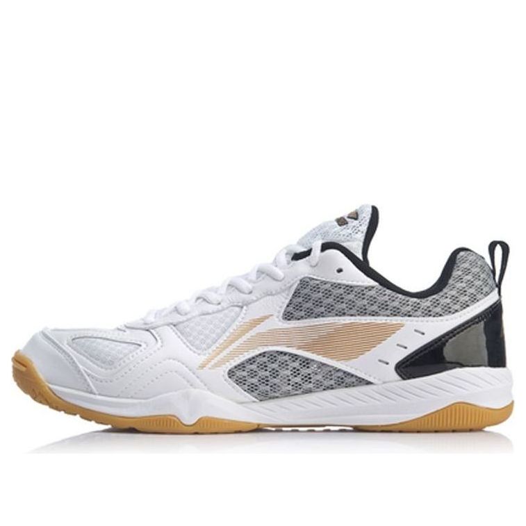 Li-Ning Ma Long Signature Table Tennis Shoes 'White Black' APTP001-4 ...