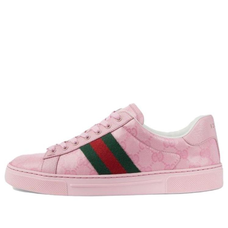 (WMNS) Gucci Ace sneaker with Web 'Pink' 760774-FACRF-5856-KICKS CREW