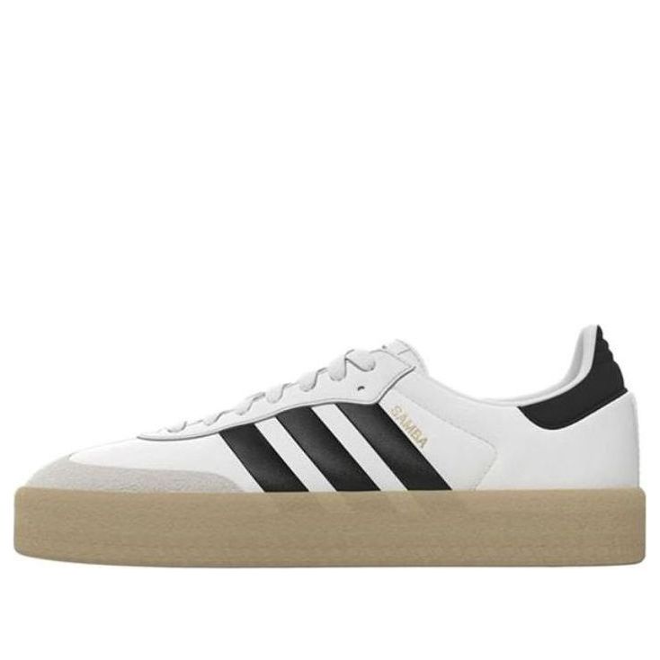 (WMNS) adidas Sambae 'White Black Gum' IG5744 - KICKS CREW