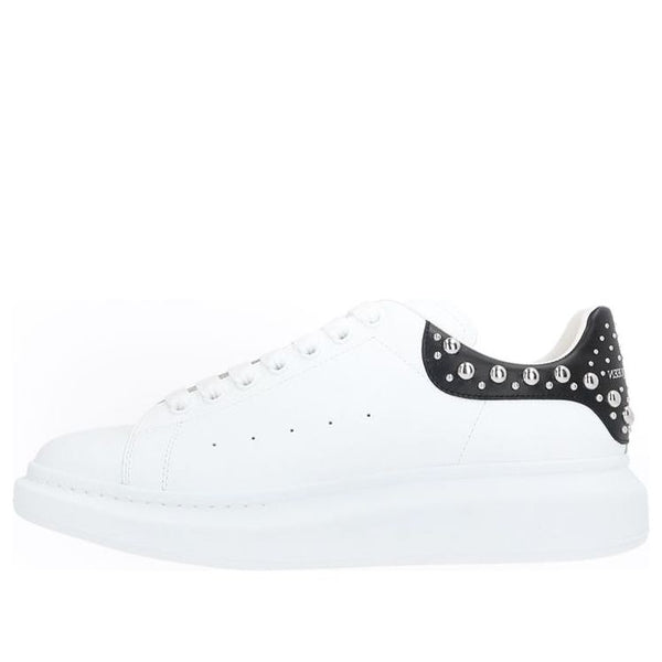 Alexander McQueen Oversized Sneaker 'White Black Studded' 662643WHTQQ9089