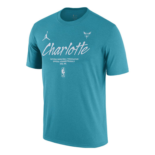 Air Jordan Charlotte Hornets Essential NBA T-Shirt 'Teal' FJ0269-415