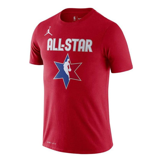 Air Jordan ALL-STAR NBA 2020 DRI-FIT T-Shirt 'Red' BV9193-667 - KICKS CREW