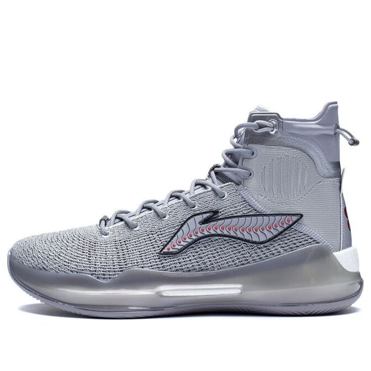 Li-Ning Yushuai 13 Premium Hi 'Grey White' ABAP065-20 - KICKS CREW