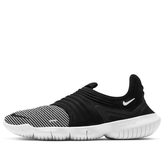 (WMNS) Nike Free RN Flyknit 3.0 Black/Grey AQ5708-005-KICKS CREW