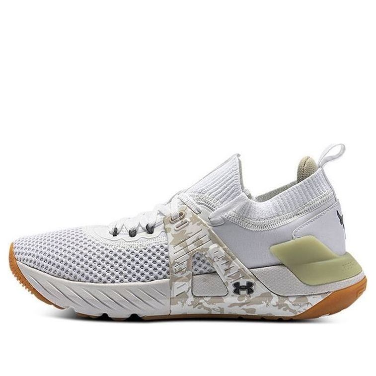 Under Armour Project Rock 4 'Camo - White Pitch Grey' - 3025143-103