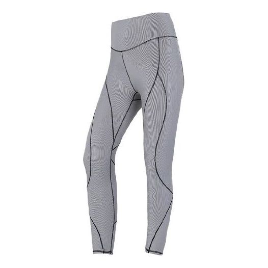 (WMNS) adidas tight fitness pants 'light grey' GR8092 - KICKS CREW