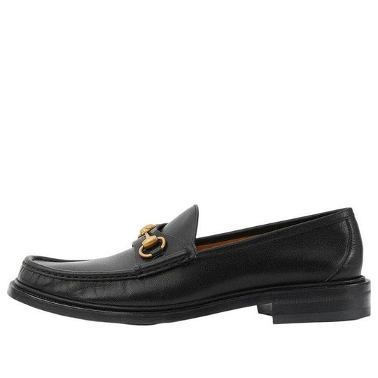 Gucci Loafer with Horsebit 'Black Leather' 723562-U7J00-1000 - KICKS CREW