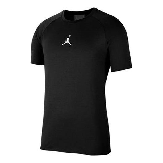 Air Jordan Basketball Wear Short Sleeve Shirt 'Black' CU1023-010