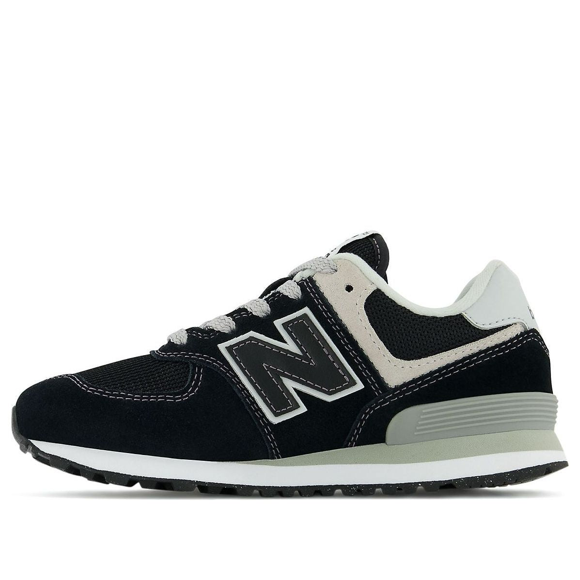 (PS) New Balance 574 Core Sneakers 'Black Grey' PC574EVB - KICKS CREW