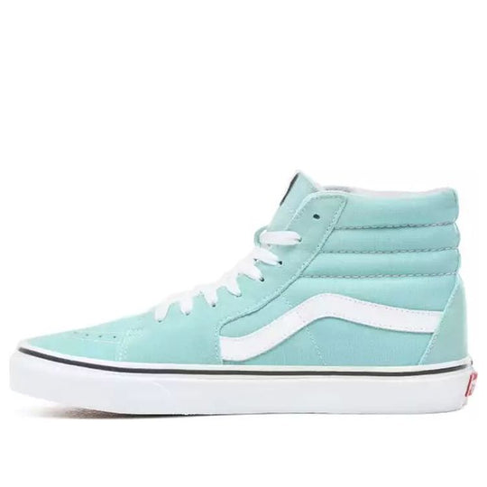 Aqua high store top vans