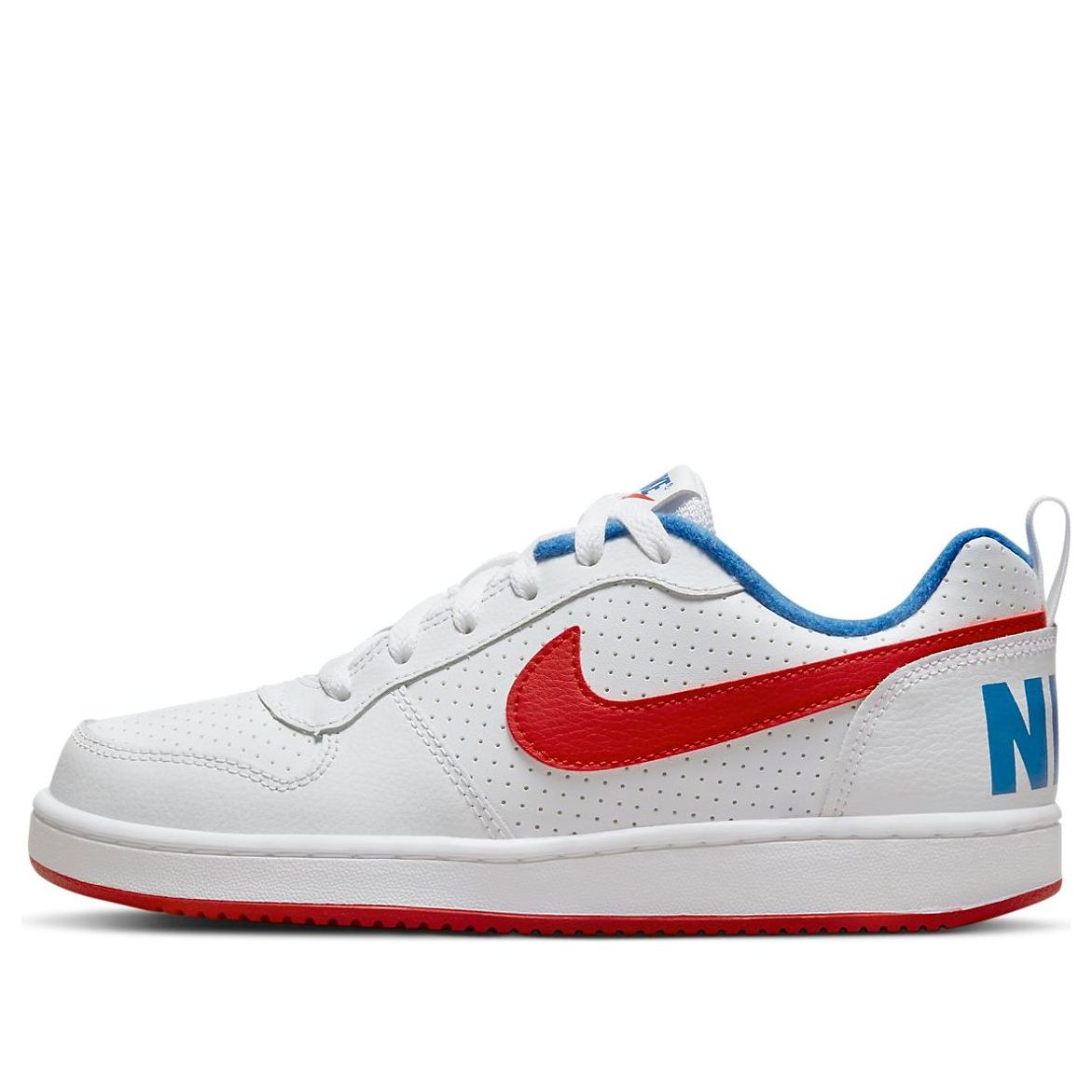 (GS) Nike Court Borough Low 'White Blue Red' DM2420-164