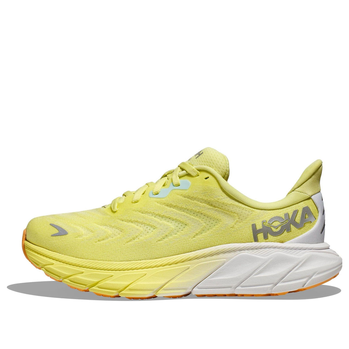 (WMNS) HOKA ONE ONE Arahi 6 'Citrus Glow White' 1123195-CGWHT - KICKS CREW