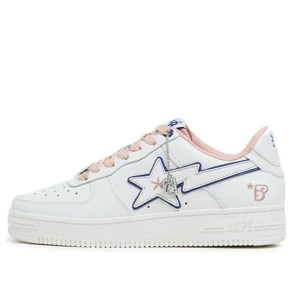 (WMNS) A BATHING APE Bape Sta x Bapy 'Pink White' BPYSNSN0061C