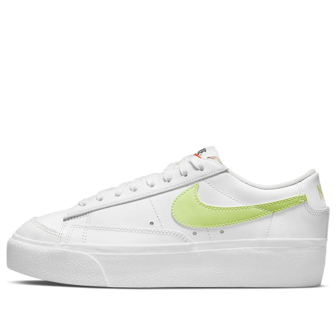 (WMNS) Nike Blazer Low Platform 'White Light Lemon Twist' DJ0292-102